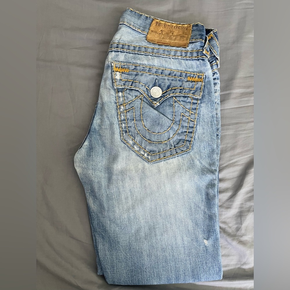 30W 29.5L Mens True Religion JOEY SUPER T Jeans